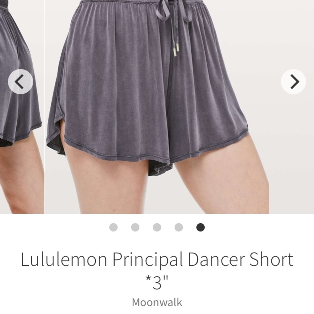NWOT lululemon principal dancer shorts size 12